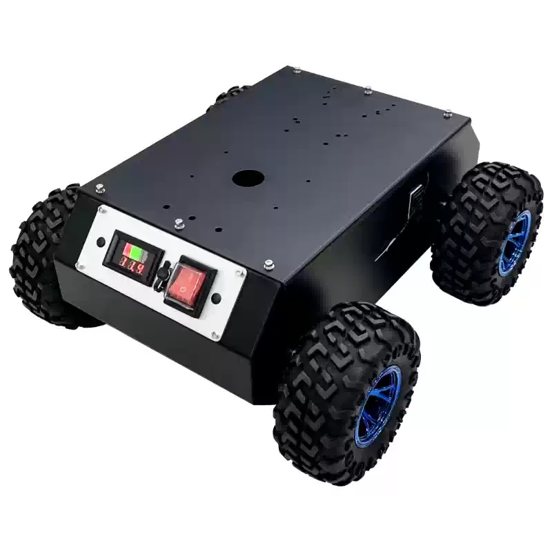 4WD संलग्न स्टील व्हीलेड रोबोट चेसिस